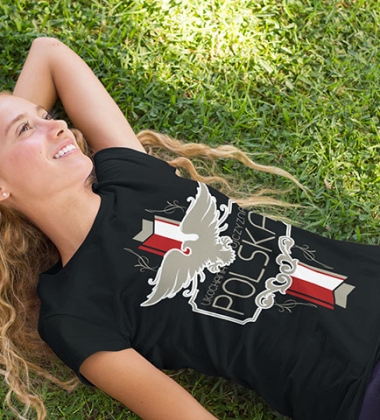 Koszulka damska termoaktywna UKOCHANA OJCZYZNA